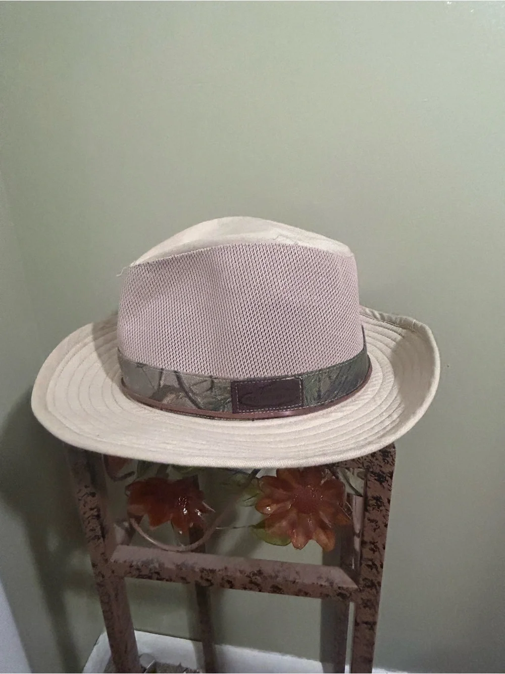Paramount Outdoors Team Realtree Mesh Safari Hat Mens OSFM Tan Camo Sun Bucket
